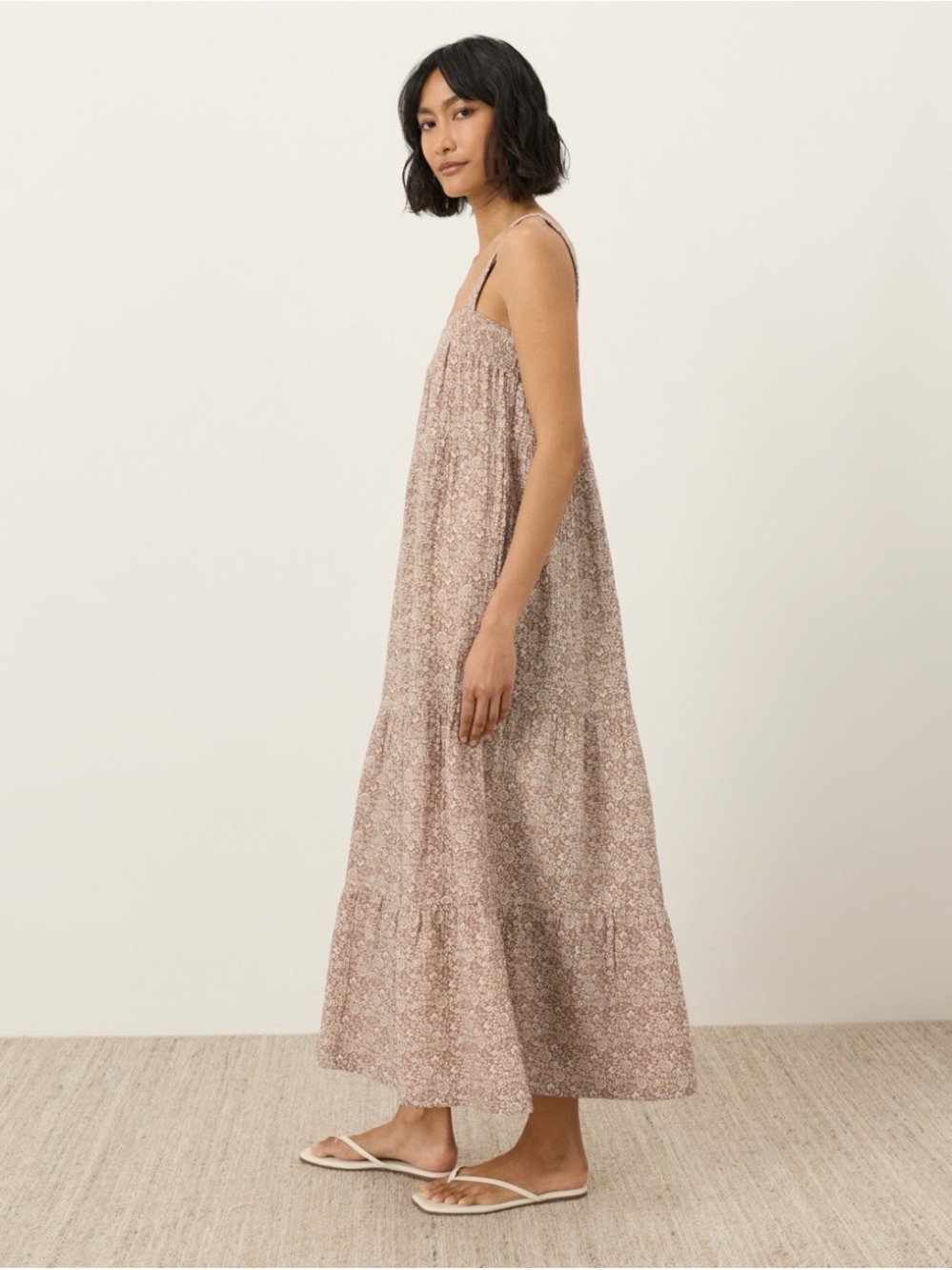 Coastal Double Gauze Tiered Maxi Dress - Picture 3 of 7